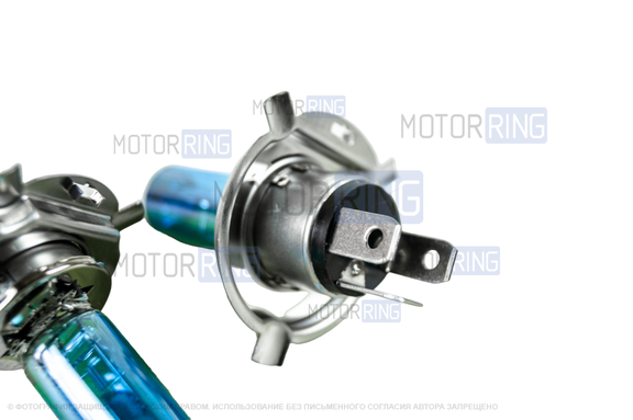 Галогеновые лампы MTF Light Vanadium с цоколем H4 12V 60/55W 5000K для ВАЗ 2101-2107, 2108-21099, 2113-2115, Лада 4х4, Нива Легенд, Гранта, Ларгус