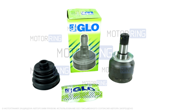 ШРУС шариковый внутренний в сборе GLO для ВАЗ 2108-21099, 2110-2112, 2113-2115, Лада Калина, Калина 2, Приора, Гранта, Гранта FL, Датсун