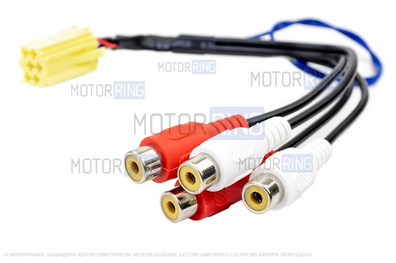Mini ISO RCA переходник для магнитолы для Лада Веста, Гранта, Гранта FL, Калина 2, Приора 2