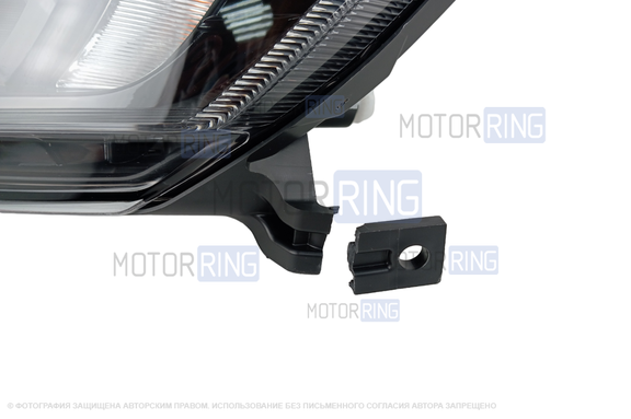 ДефектING! Левая фара головного света Автосвет для Лада Калина 2 (повреждены крепления, востановимо)