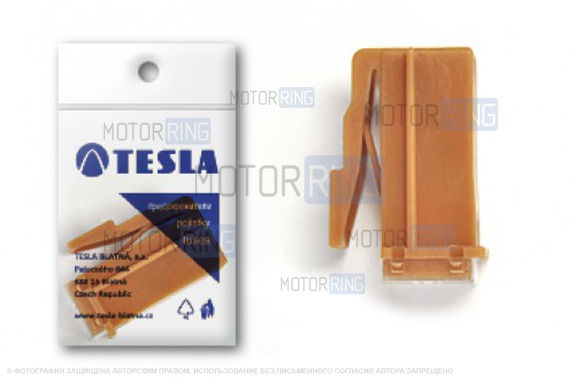 Предохранитель Tesla FJ07 CARTRIDGE (PAL female) 25А