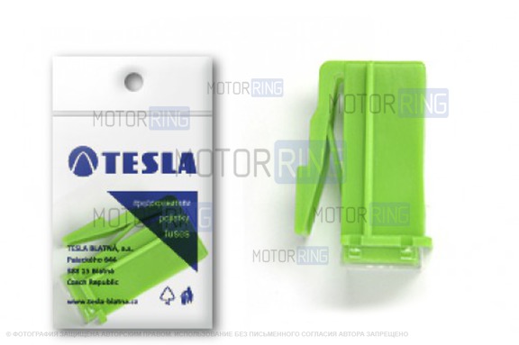 Предохранитель Tesla FJ07 CARTRIDGE (PAL female) 30А