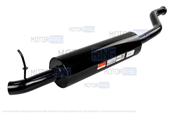 Прямоточный глушитель AutoProduct Parts Ф51 для Лада Приора хэтчбек, ВАЗ 2112 с 2007 г.в.