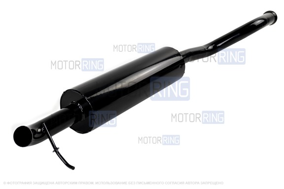 Прямоточный глушитель AutoProduct Parts Ф51 для Лада Приора хэтчбек, ВАЗ 2112 с 2007 г.в.