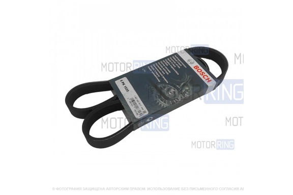 Ремень генератора BOSCH 6PK1020 под кондиционер для Лада Калина