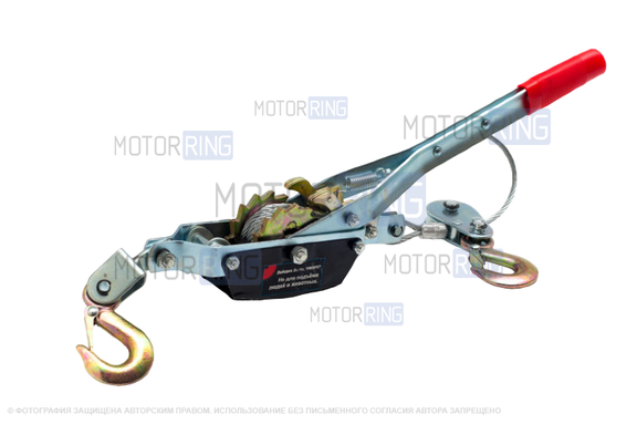 Лебедка 1-2 тонны 1.2м Сервис Ключ PROFFI 75070