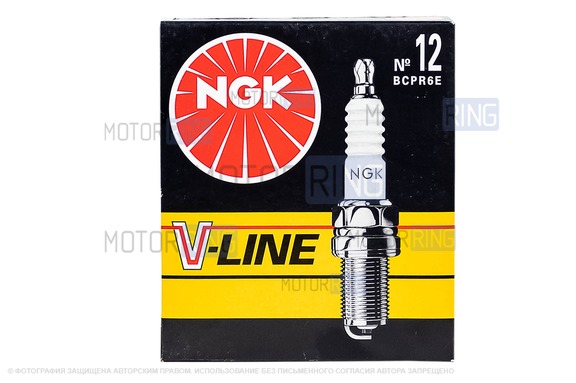 Свечи зажигания NGK-12 с резистором для 16 кл инжекторных ВАЗ 2110-2112, 2113-2115, Лада Калина, Приора, Гранта, Веста, Икс Рей