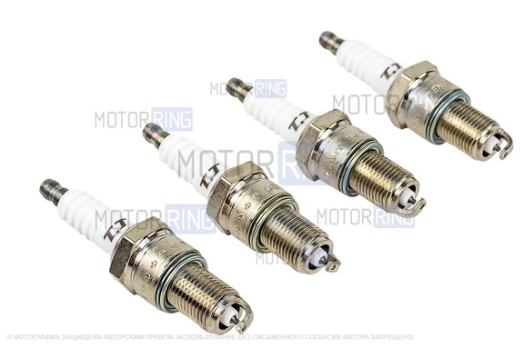 Комплект свечей зажигания Denso Twin Tip для переднеприводных 8 кл инжекторных ВАЗ
