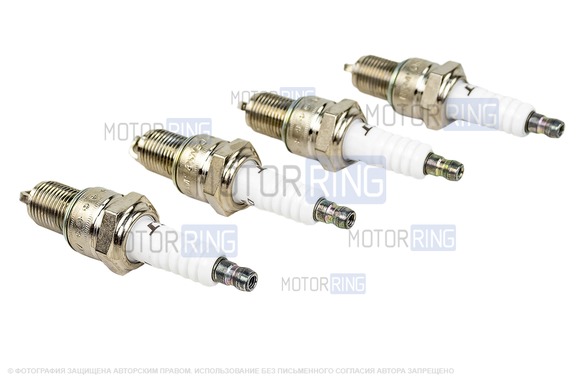 Комплект свечей зажигания Denso Twin Tip для переднеприводных 8 кл инжекторных ВАЗ