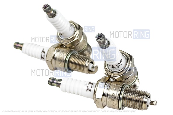 Комплект свечей зажигания Denso Twin Tip для переднеприводных 8 кл инжекторных ВАЗ