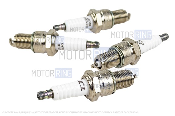 Комплект свечей зажигания Denso Twin Tip для переднеприводных 8 кл инжекторных ВАЗ