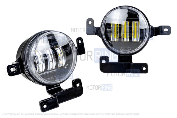 Диодные ПТФ Sal-Man 65W 8600lux 6000К для Hyundai Getz