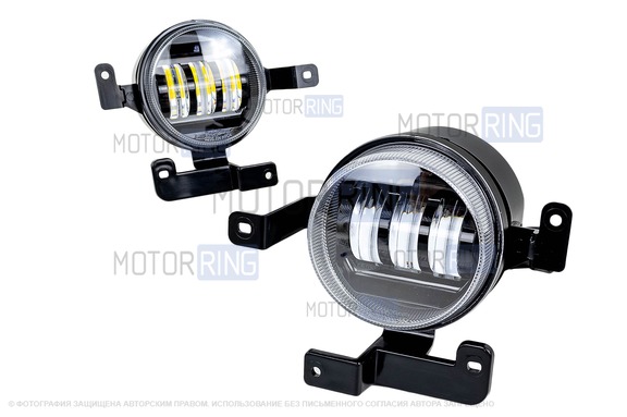 Диодные ПТФ Sal-Man 65W 8600lux 6000К для Hyundai Getz