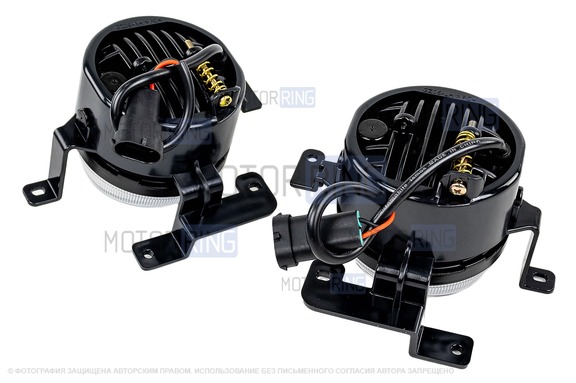 Диодные ПТФ Sal-Man 65W 8600lux 6000К для Hyundai Getz