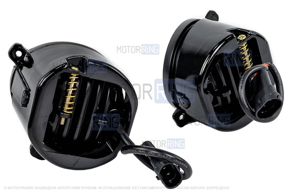 Диодные ПТФ Sal-Man 65W 8600lux для Лада Калина, Калина 2, Гранта, Ларгус, Датсун до 2019 г.в., УАЗ Патриот