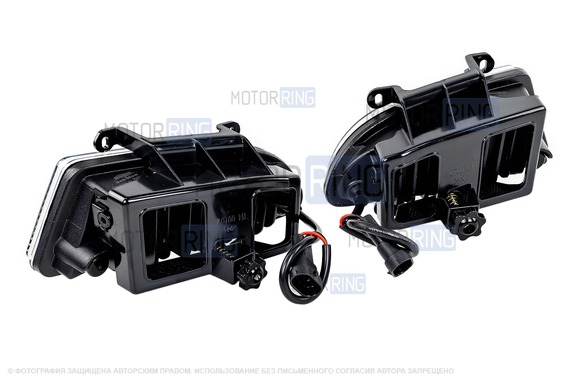 Диодные ПТФ Sal-Man 65W 7200lux 6000К для Hyundai Accent 1999-2012 г.в.