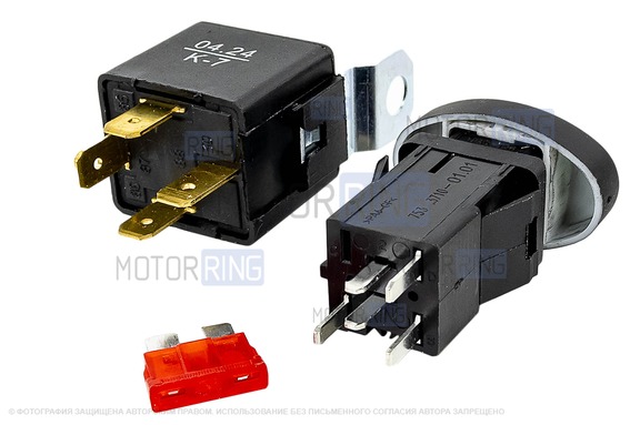 Комплект подключения ПТФ Sal-Man 65W для Лада Калина 1