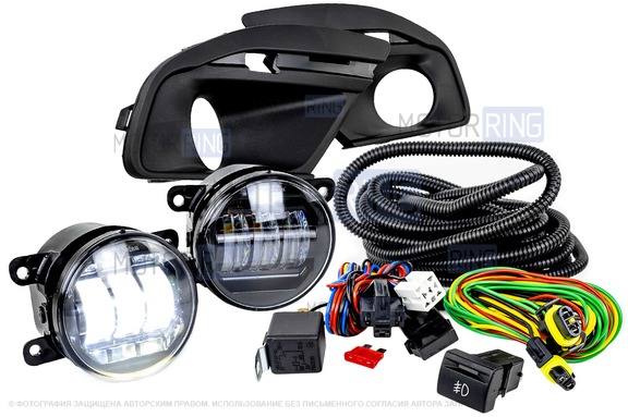 Комплект подключения ПТФ Sal-Man 65W для Лада Гранта FL