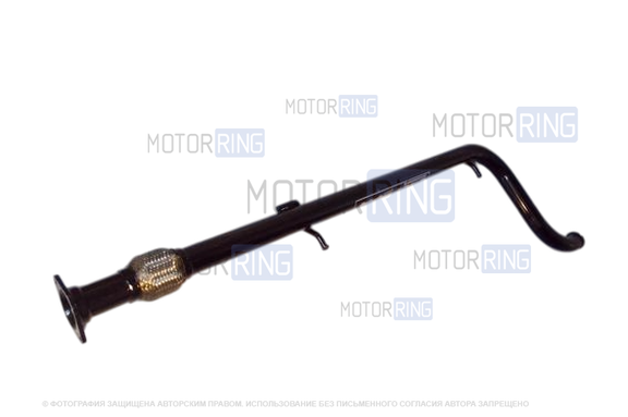 Резонатор (труба) Stinger Auto с гофрой под паук 16V Тюнинг для ВАЗ 2110-2112
