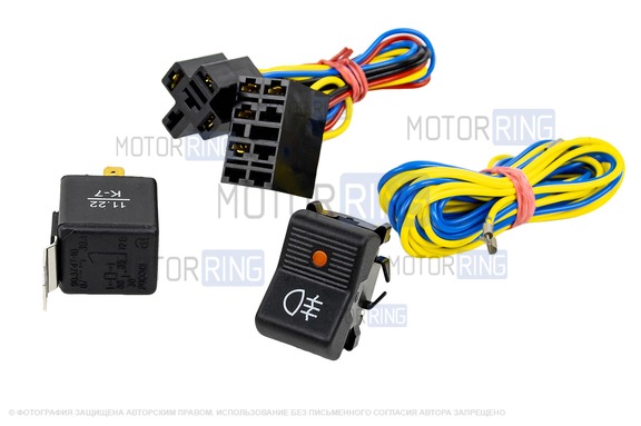 Комплект подключения ПТФ Sal-Man 60W для ВАЗ 2101-2107, Лада 4х4 (Нива) до 2019 г.в.