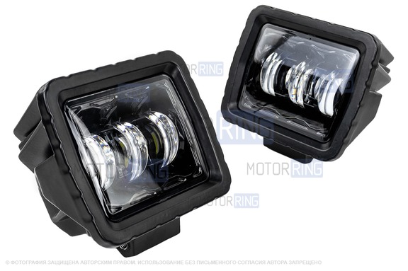 Комплект подключения ПТФ Sal-Man 60W для ВАЗ 2101-2107, Лада 4х4 (Нива) до 2019 г.в.