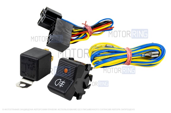 Комплект подключения ПТФ Sal-Man 60W для ВАЗ 2101-2107, Лада 4х4 (Нива) до 2019 г.в.