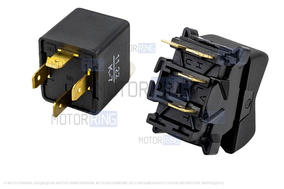 Комплект подключения ПТФ Sal-Man 60W для ВАЗ 2101-2107, Лада 4х4 (Нива) до 2019 г.в.