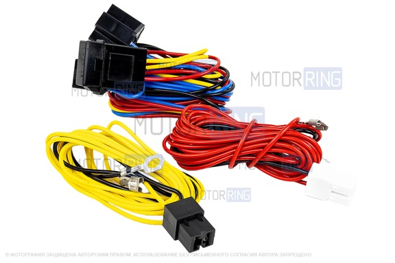 Комплект подключения противотуманных фар ML Auto Light Technology с ПТФ AL для ВАЗ 2113-2115