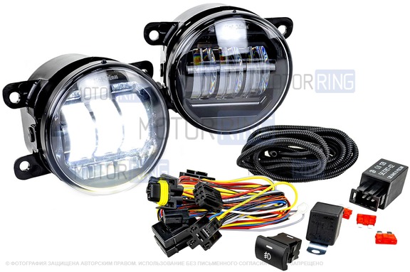 Комплект подключения ПТФ Sal-Man 65W для Лада Веста NG, Веста NG Cross