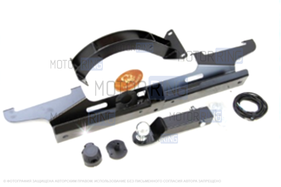 Фаркоп N-Parts с защитой бампера для Лада Нива Тревел