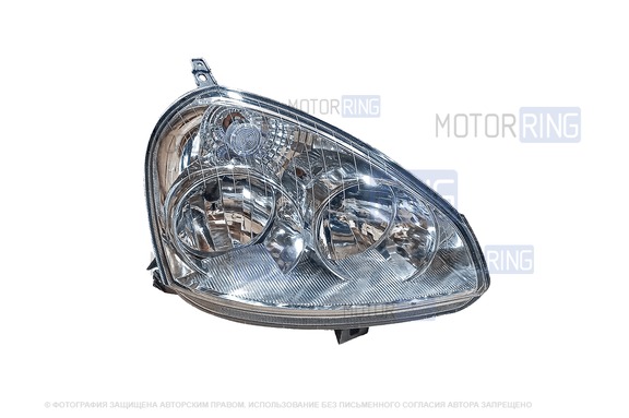 Фара правая ML под Bosch с колпачком на поворотник для Лада Приора
