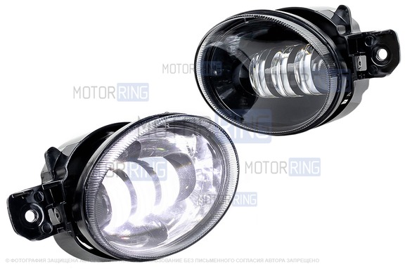 Диодные ПТФ Sal-Man 50W 4600lux для Nissan X-Trail, Almera, Teana, Primera, Qashqai