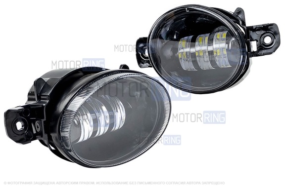 Диодные ПТФ Sal-Man 50W 4600lux для Nissan X-Trail, Almera, Teana, Primera, Qashqai