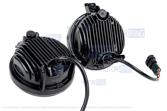 Диодные ПТФ Sal-Man 50W 4600lux в сборе со жгутом Cargen для Chevrolet Cruze 2009-2015 г.в.