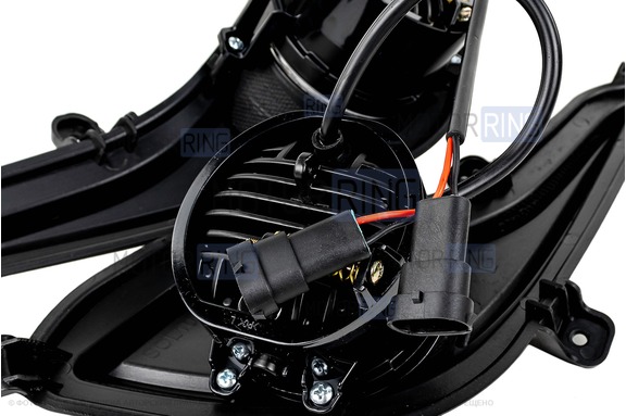 Диодные ПТФ Sal-Man 50W 8600lux 6000К для Hyundai Solaris 2010-2014 г.в.