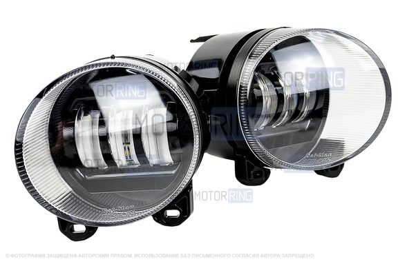 Диодные ПТФ sal-man 50W 8600lux 6000К для БМВ X5 2000-2007 г.в.