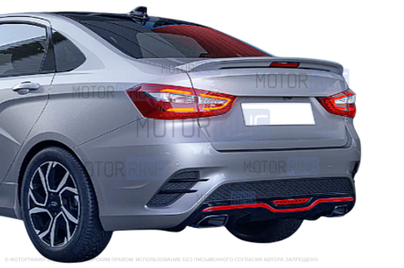 Задний бампер SportLine для Лада Веста NG седан