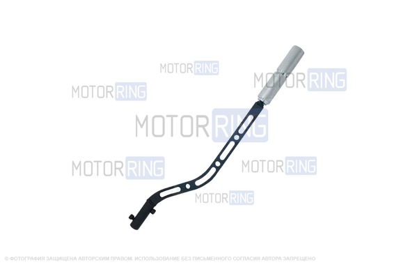 Ручка КПП удлиненная GTS Silver Power для ВАЗ 2101-2107, Лада 4х4 (Нива)