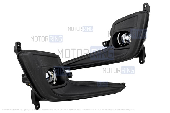 Диодные ПТФ Sal-Man 50W 8600lux 6000К для KIA Rio 3 2011-2015 г.в.
