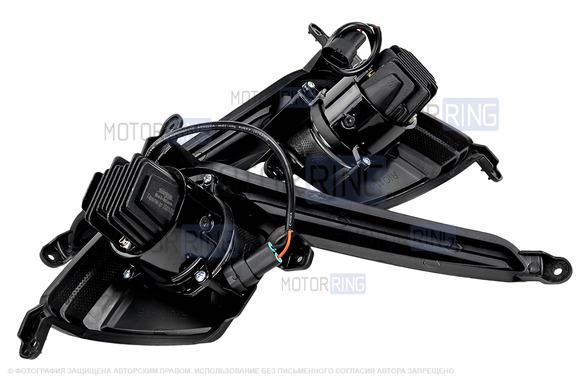 Диодные ПТФ Sal-Man 50W 8600lux 6000К для KIA Rio 3 2011-2015 г.в.