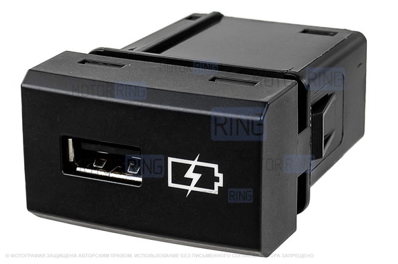 Розетка USB для задних пассажиров в подлокотник для Лада Веста, Веста NG, Икс Рей, Ларгус FL