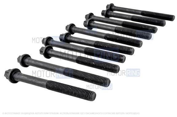 Комплект болтов ГБЦ BYSUN PARTS для 8 кл Лада Ларгус