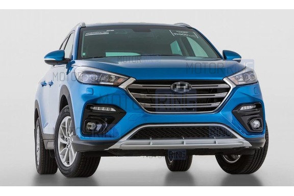 Передний бампер ЮролТюнинг для Hyundai Tucson