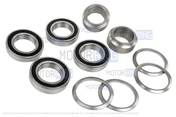 Комплект перехода на нерегулируемые подшипники для Лада 4х4 (Нива) до 2016 г.в., Нива Тревел, Шевроле Нива
