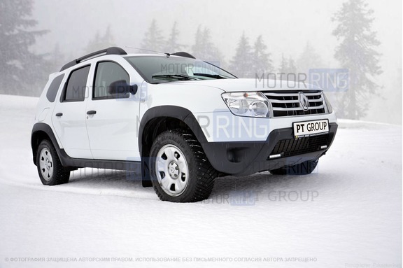 Накладки PT Group на крылья для Renault Duster 2012-2015 г.в. (дорестайлинг)