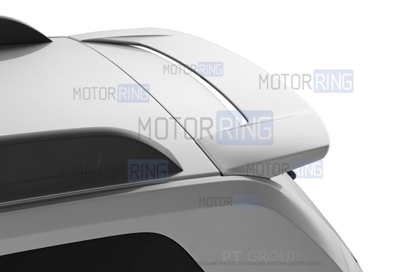 Спойлер PT Group Sport для Renault Duster 2012-2020 г.в., Nissan Terrano с 2014 г.в.