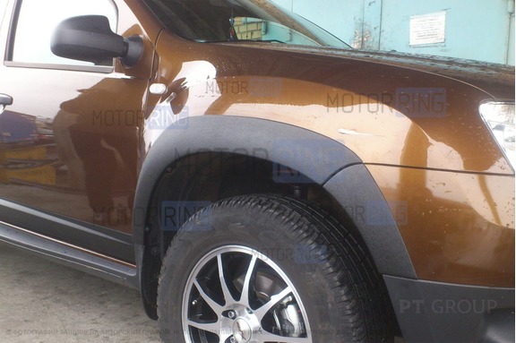 Накладки PT Group на крылья для Renault Duster 2016-2020 г.в. (рестайлинг)
