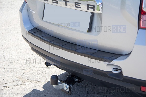 Накладка PT Group на задний бампер для Renault Duster