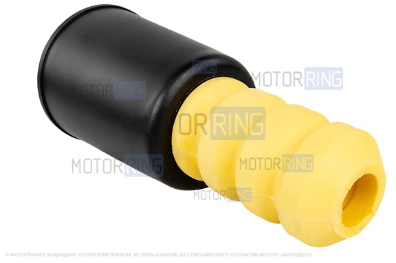 Отбойник (буфер хода сжатия) передней подвески Технологии Будущего в сборе с кожухом для ВАЗ 2110-2112, Лада Приора, Гранта, Калина, Калина 2