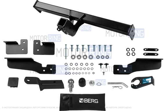 Фаркоп Berg F.0211.006 с шаром типа E (1500кг) для Exeed TXL с 2024 г.в.